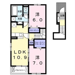 満国寺前 徒歩6分 2階の物件間取画像